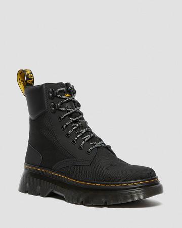 Black Men's Dr Martens Tarik Utility Ankle Boots | CA 450TCE